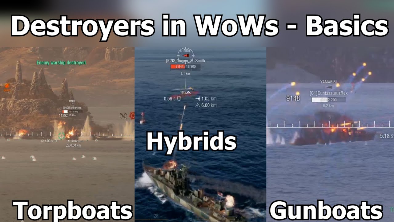 Основы эсминца - Руководство WoWs.