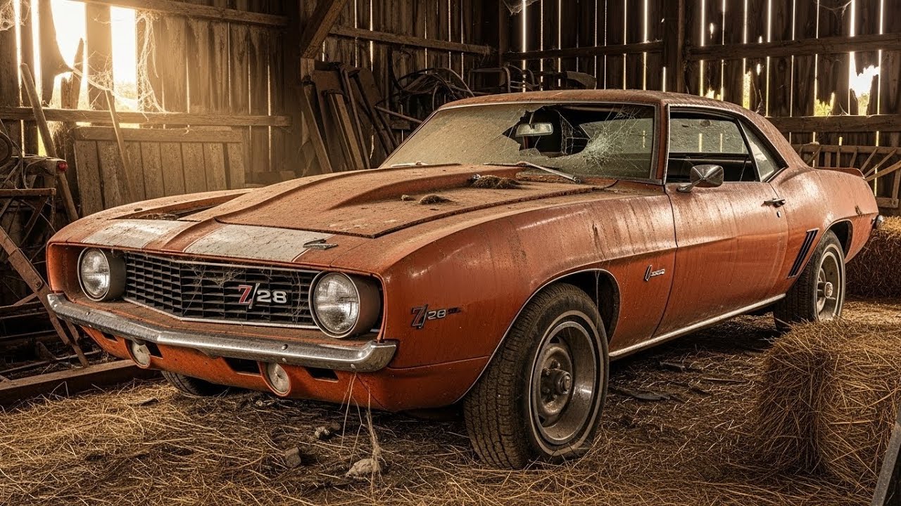 1969 Camaro Z28 Barn Find Restoration - Rusty Pony Car to Factory Fresh Condition | ASMR
