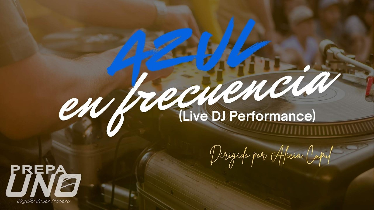 Azul en Frecuencia, Live DJ Performance. Apertura oficial de la premiación del Encuentro Azul 2026.