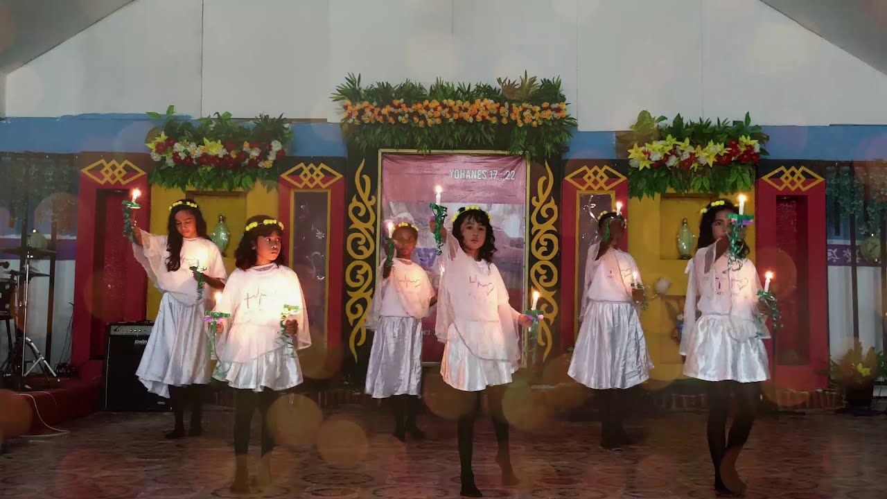 TARI LILIN SM. CAB. AMBAN PANTAI  - PERSEMBAHAN NATAL SEKOLAH MINGGU DESEMBER 2020