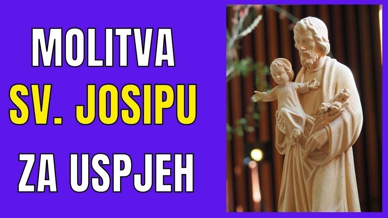 NAŠ JAKI ZAŠTITNIK SV.  JOSIP MOLI ZA NAŠ USPJEH