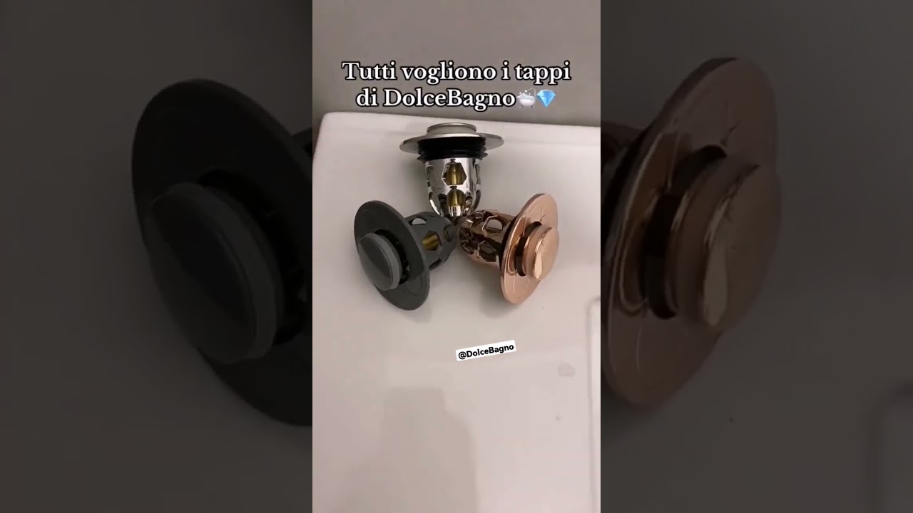 Sono BELLISSIMI!!😍🤩 #nuovo #tappo #casa #plumbing #innovazione #design #scarico #bagno