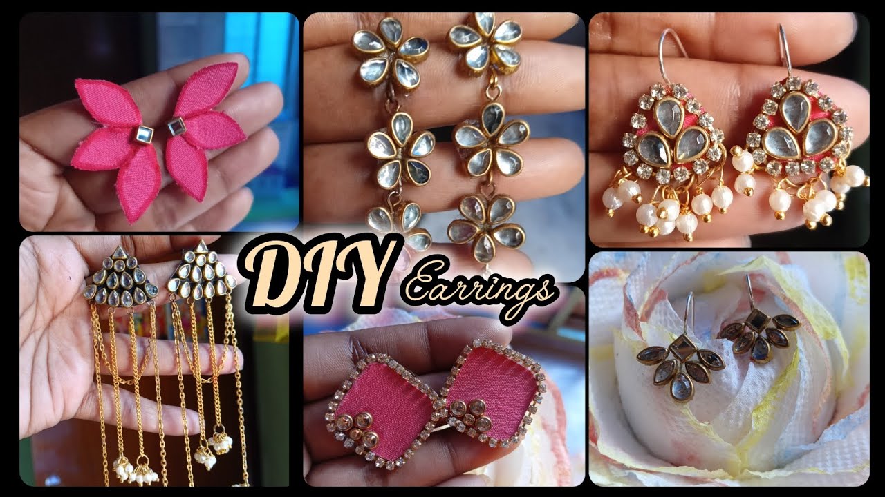 Diy these beautiful😍earrings✨😱||YouTube||full tutorial||DIY #reelinstagram 