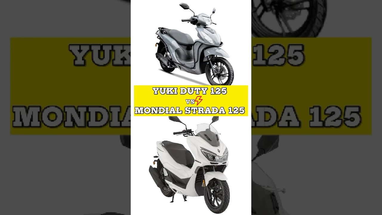 Mondial Strada 125 vs Yuki Duty 125 ! En Ucuz 125 CC Scooter #scooter #motosiklet #shorts #125cc