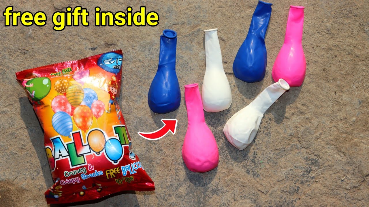 balloons free gift inside🎈cruncy & and crispy snacks free balloon monster balloon 5/- only Kurkure🎈