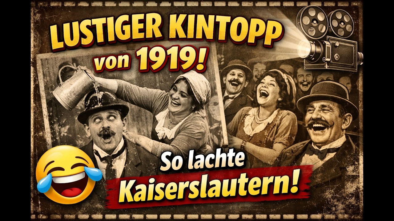 Lustiger Kintopp von 1919 &ndash; So lachte Kaiserslautern im Kino!