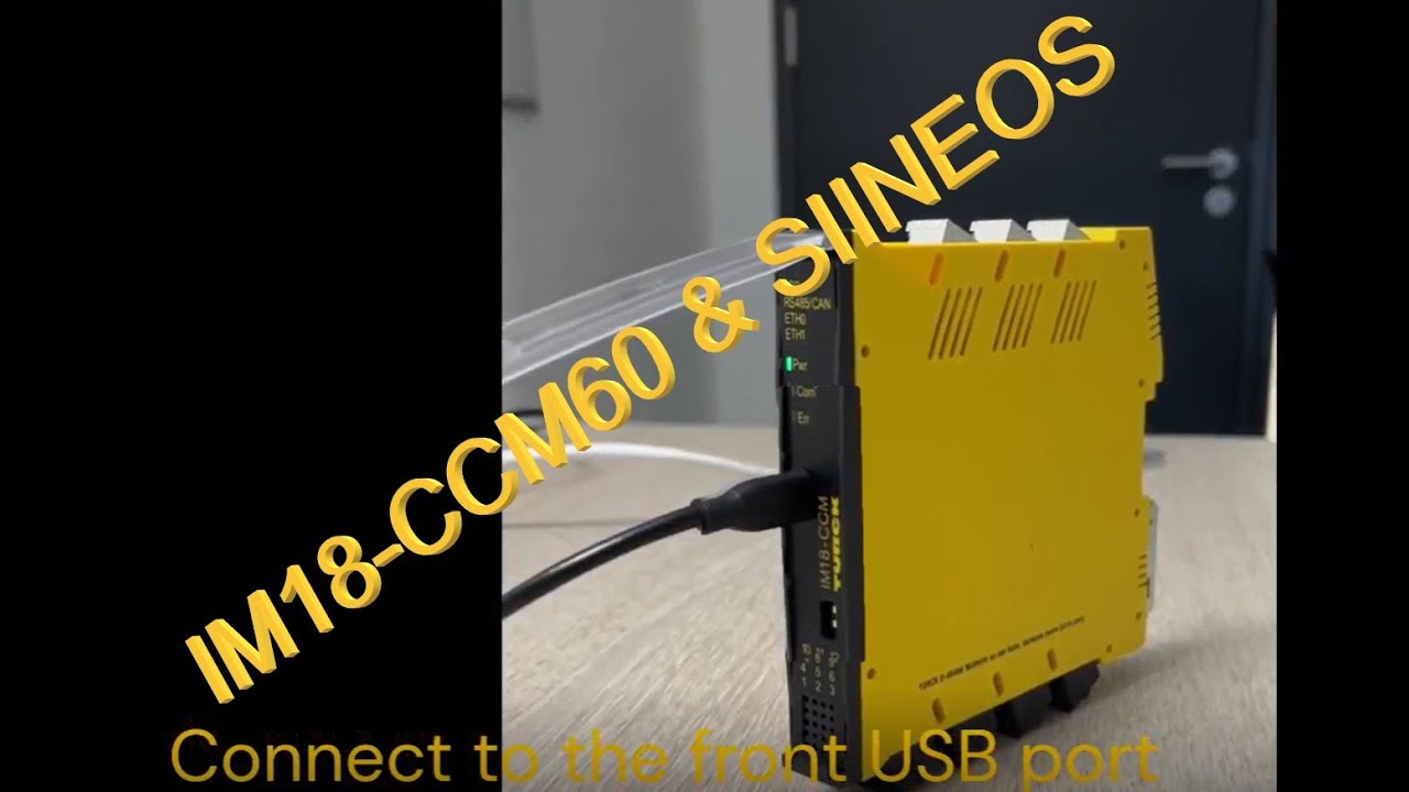 Turck Condition Monitoring Platform IM18-CCM60 & OS SIINEOS