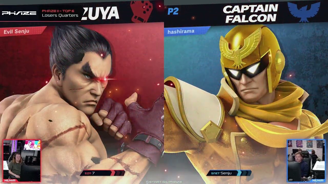PHAZE 51 - SZN 7 (Kazuya) Vs. Senju (Captain Falcon) - Losers Quarters - SSBU