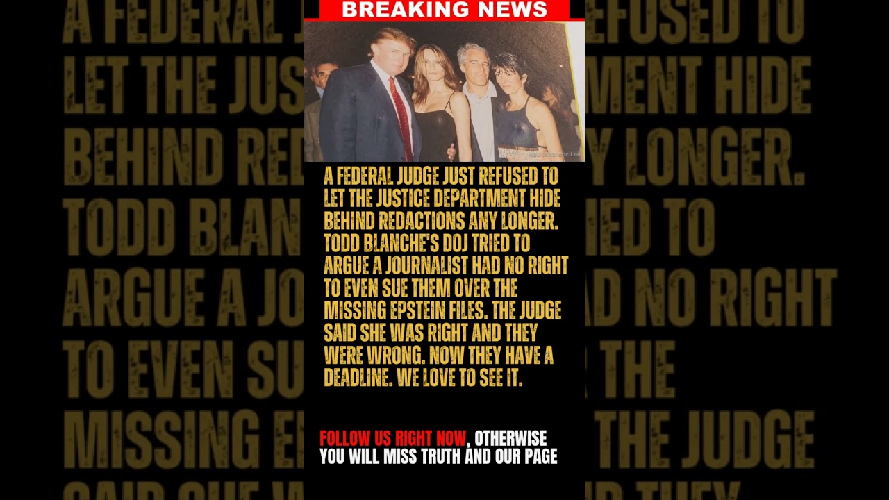 BREAKING: In major ruling, a federal judge orders DOJ to unseal more Epstein files or explain why