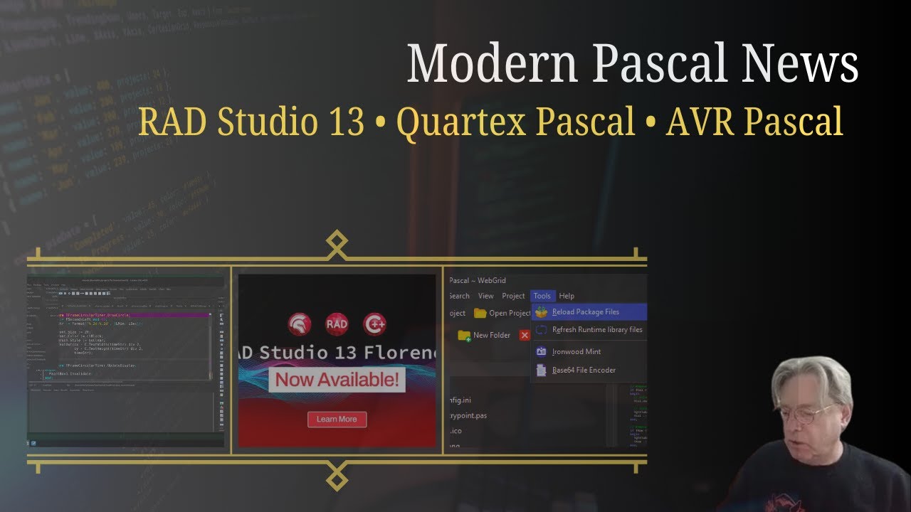 Новости Modern Pascal: RAD Studio 13, PasBuild 1.1, Quartex Hits 1.0 и многое другое.