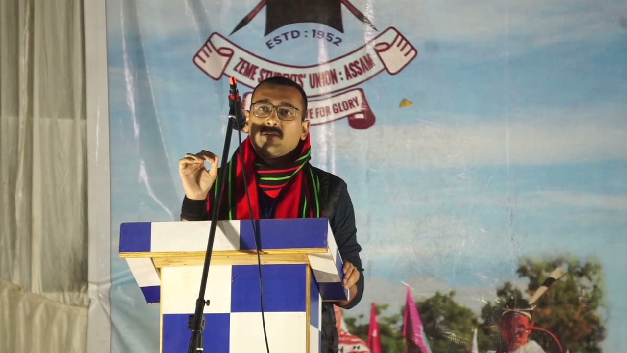 Live Speech Sri. Mayank Kumar IPS, SP Haflong on 1st Zemefest at Mahur Town