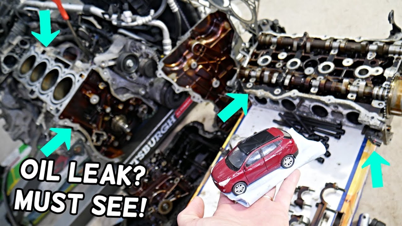 HYUNDAI TUCSON OIL LEAK FIX, EVERY POSSIBLE OIL LEAK