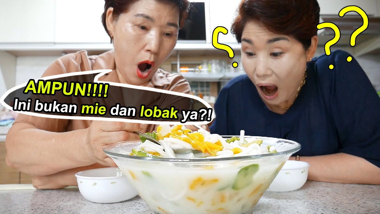 Aduh? Emak Korea mau bayar 1,2 juta untuk semangkok Es Teler ya..!😂