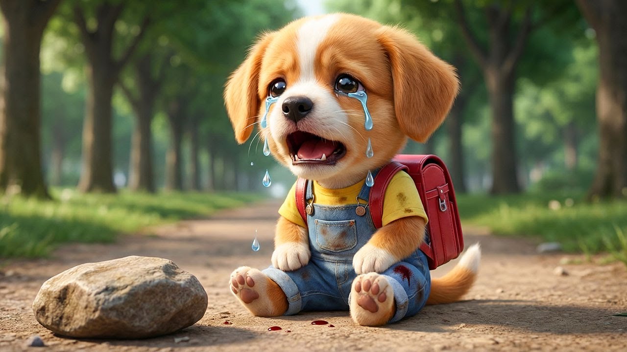 Baby Puppy Gets Lost After Chasing an Ice Cream Cart — Emotional Reunion with Parents 😭🐶🍦