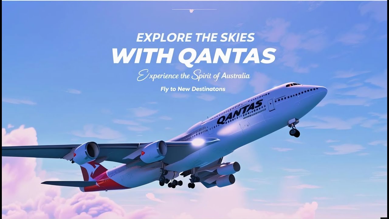 Qantas Boeing 747 Powerful Takeoff Through the Clouds | Spirit of Australia