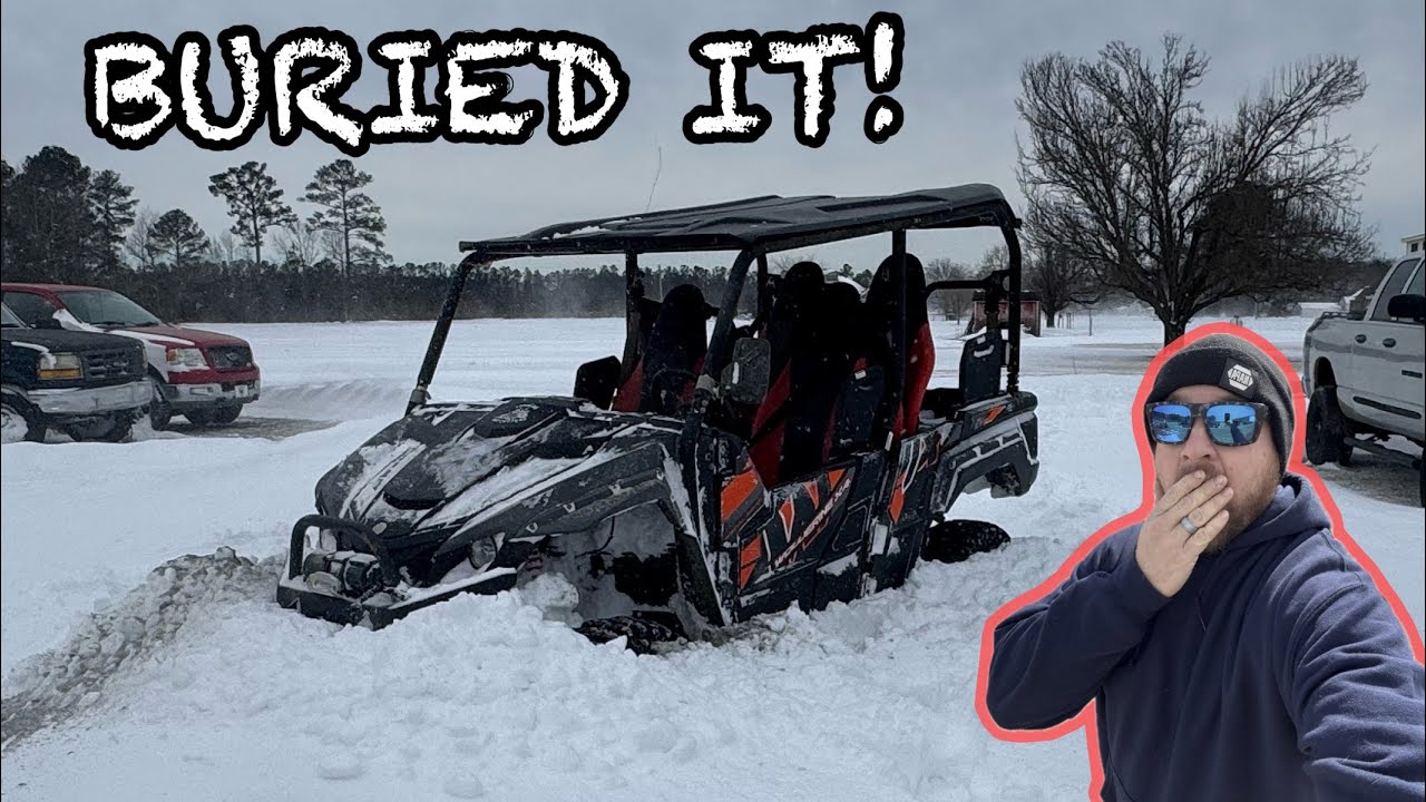 The North Carolina SNOWPOCALYPSE** With The Yamaha Wolverine X4 