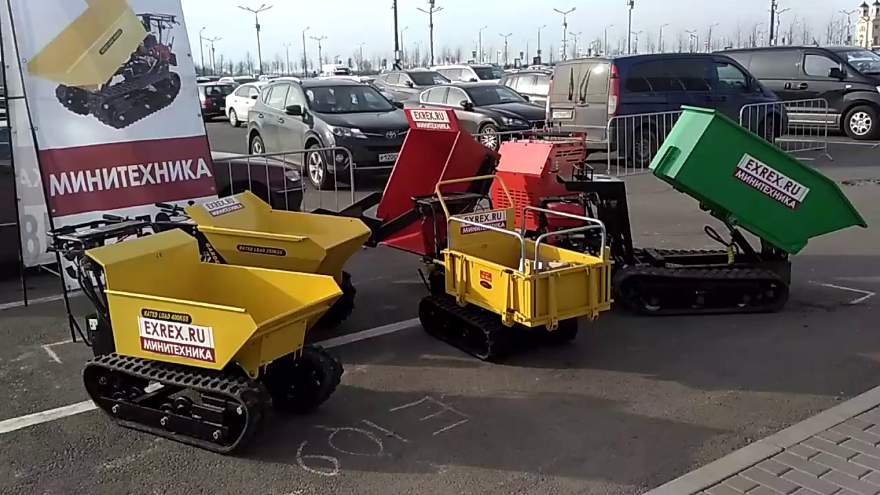 Минисамосвал Exrex и китайские думперы