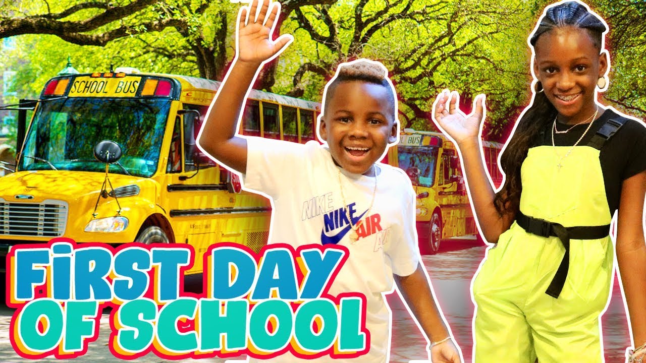 Yaya and Dj's First Day of School