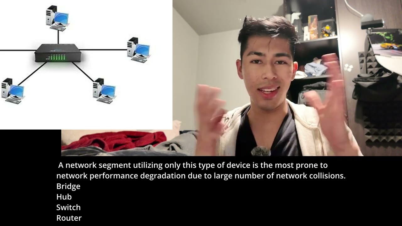 Hubs and Network Collisions: Understanding Performance Degradation