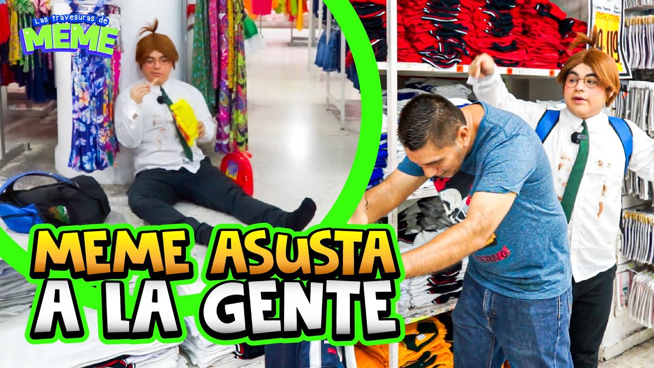 Meme ensuscia su uniforme | Meme asusta a el Compa&ntilde;ero | El Compa&ntilde;ero busca a Meme