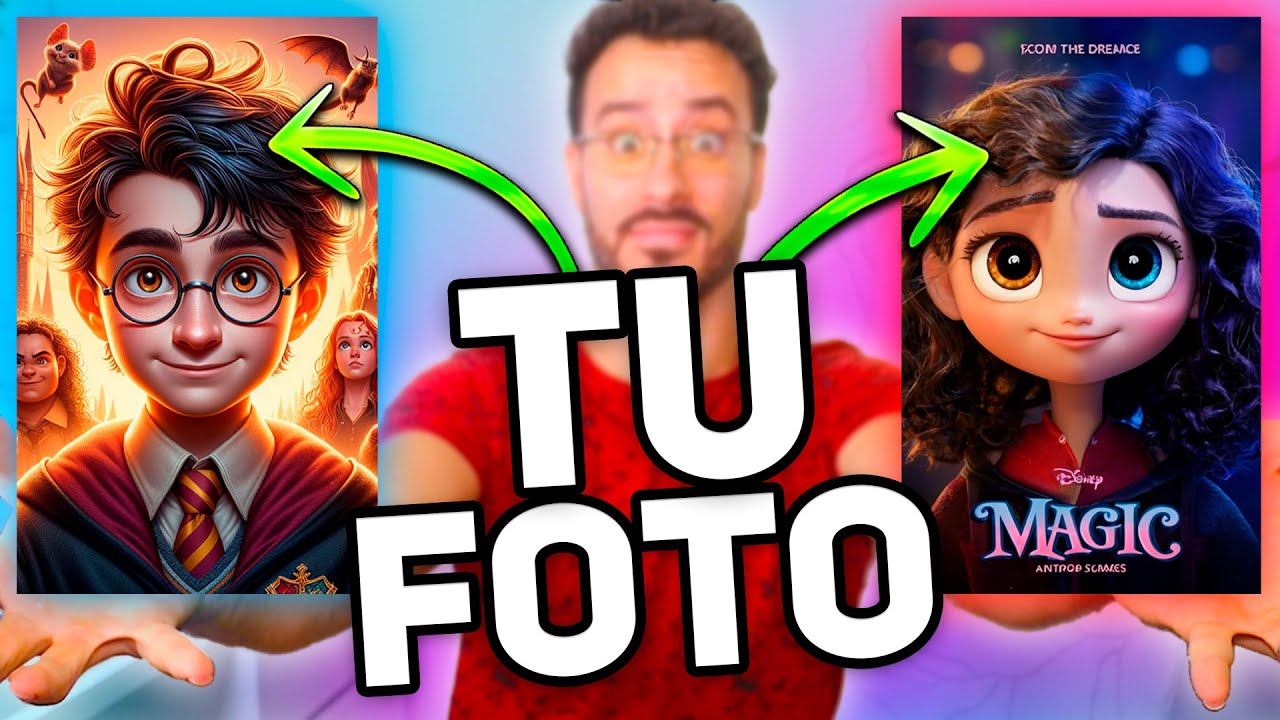 Como HACER Tu FOTO estilo DISNEY PIXAR con INTELIGENCIA ARTIFICIAL ✅ FÁCIL y GRATIS