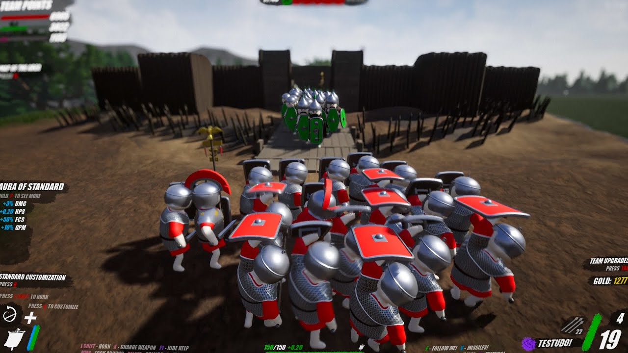 The first Battles at ShieldWall