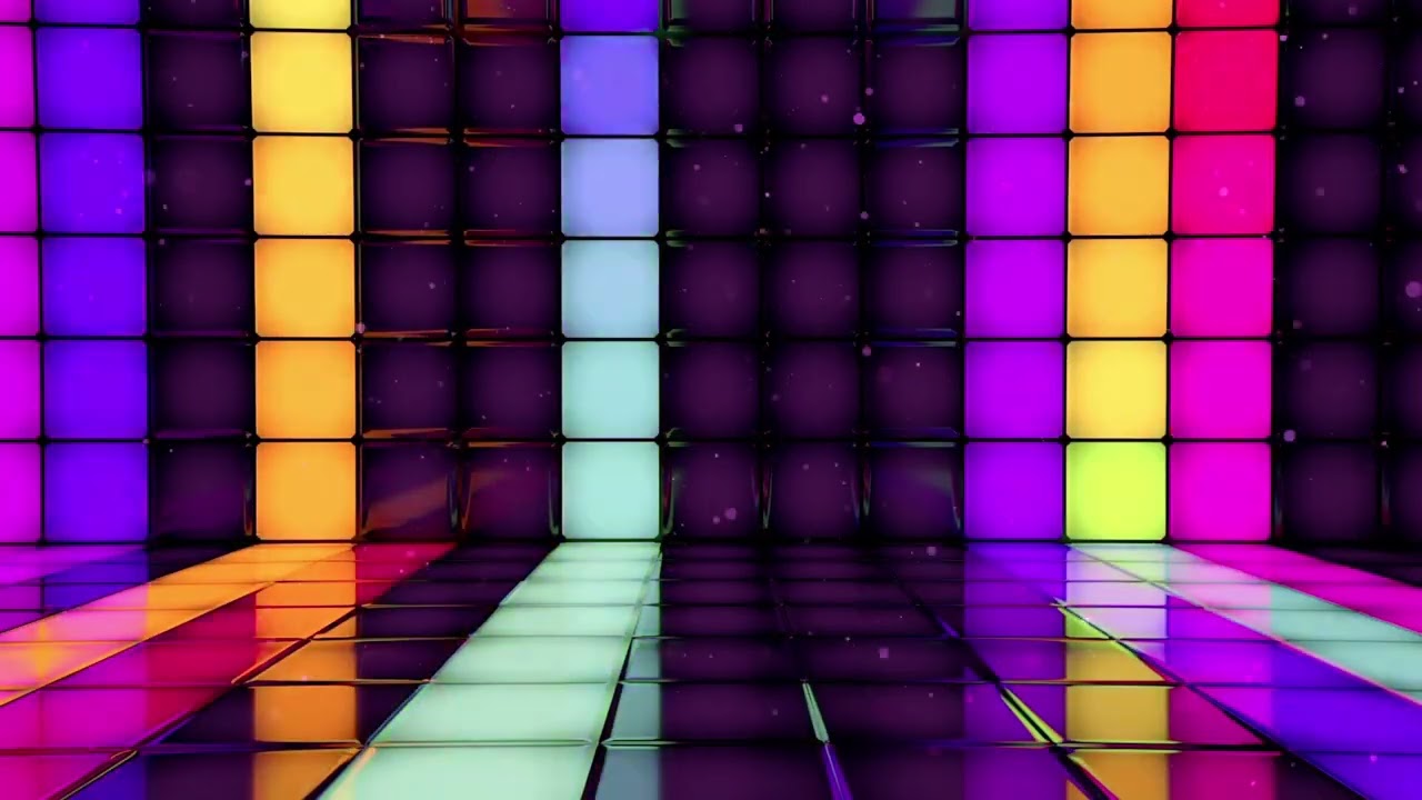 Disco Fractal Meditation Electric Dancing Room - Healing Atmosphere Looped