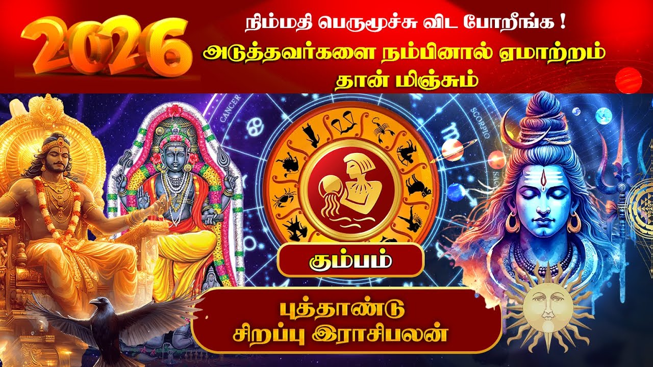2026 New Year RasiPalan |🟠கும்பம் - 2026 புத்தாண்டு ராசிபலன் | Astrology | அனந்தலை வேலாயுதம் ஜோதிடர்