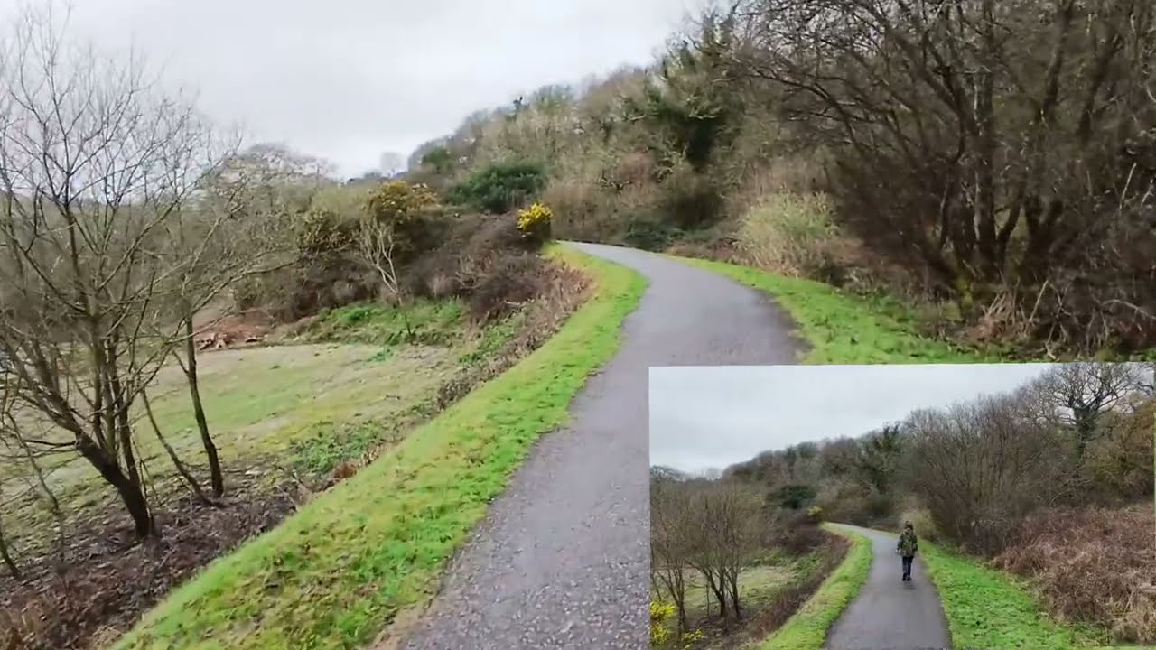 Walk up to wheal martin #cornwall #drone #exploreingcornwall 