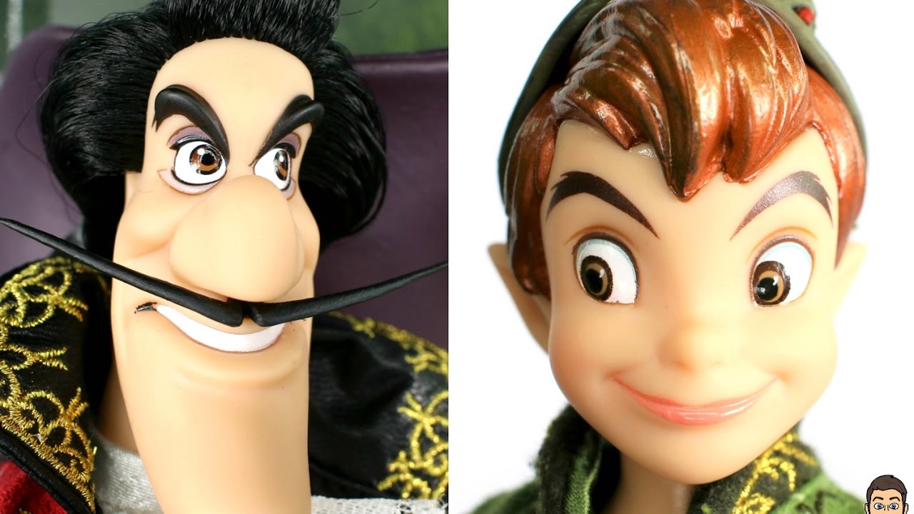 Peter Pan & Captain Hook DISNEY FAIRYTALE DESIGNER COLLECTION Doll REVIEW | Heroes & Villains Part 1