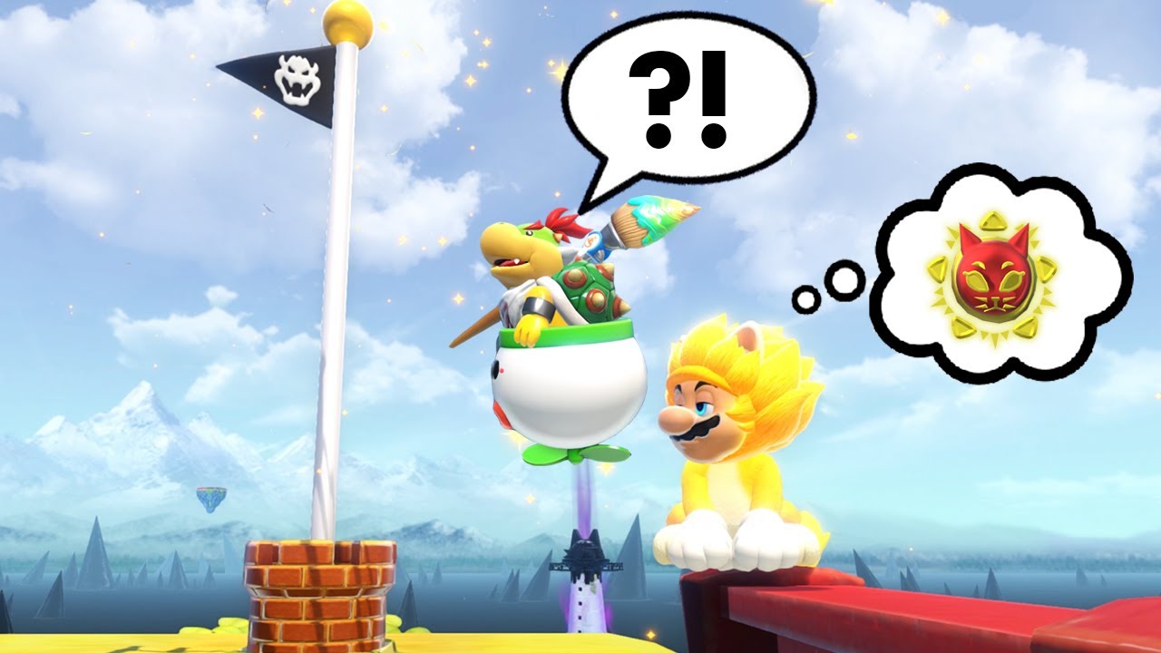 What Happens If We Put A Flagpole Into Bowser's Fury?