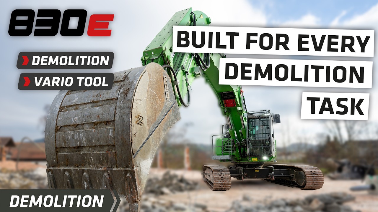 Built for every demolition task | SENNEBOGEN 830 E Demolition with Vario Tool