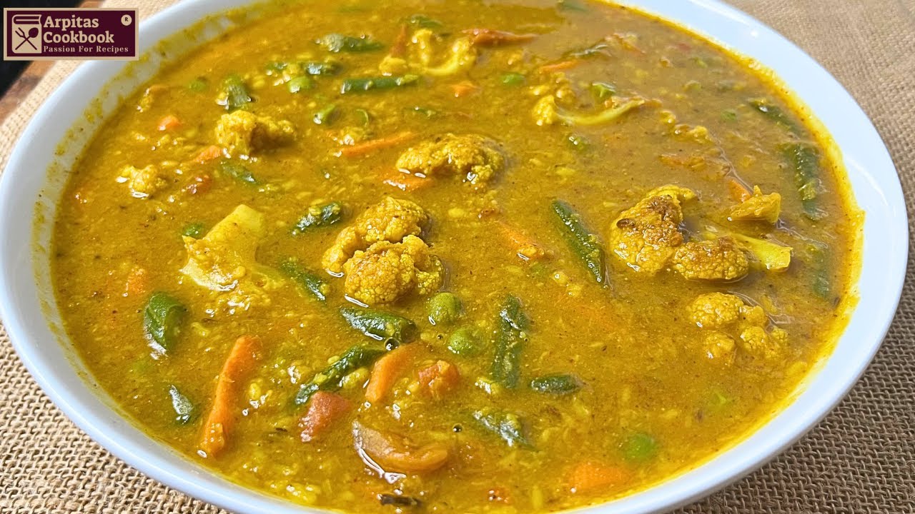 Bengali Veg Dal Recipe | No Onion No Garlic Veg Dal Recipe | Winter Special Bengali Recipe