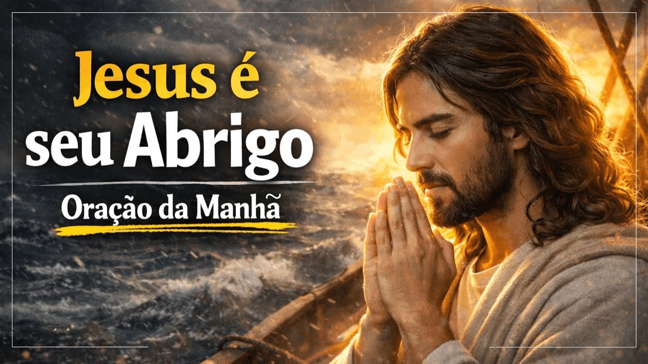JESUS É O SEU ABRIGO Na Tempestade Ele Te Sustenta