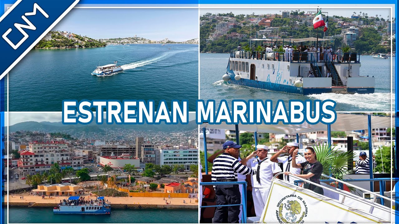 Así es el Marinabús de Acapulco en Guerrero, primera ruta, precios y buque fabricado en México