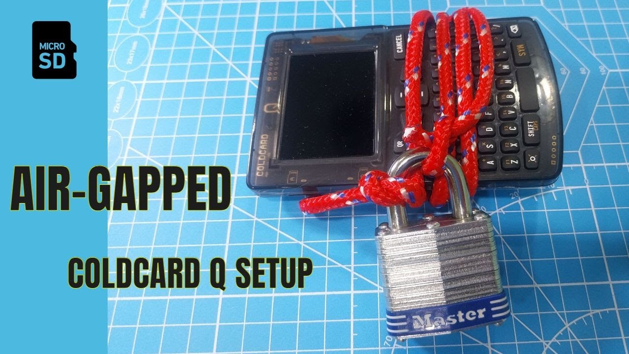 How I Set Up My Coldcard Q Without Ever Plugging It In (Full Air-Gapped Tutorial)