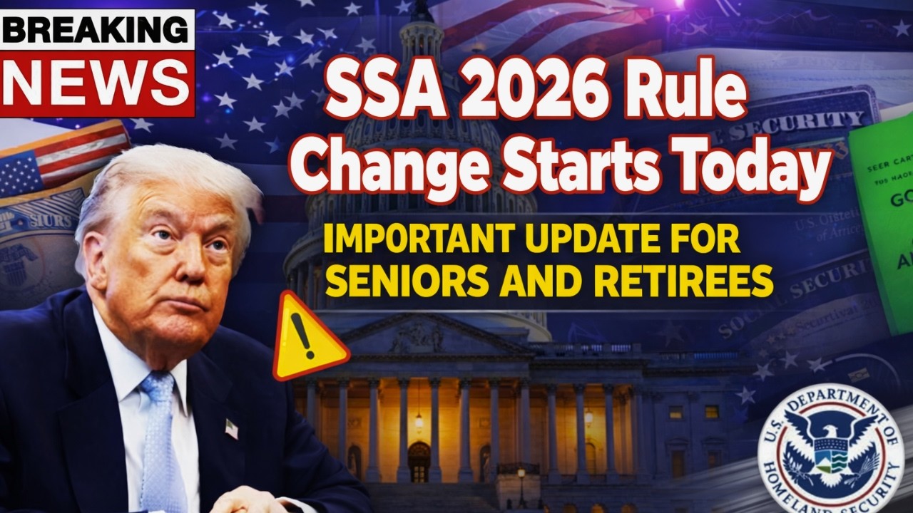 SSA 2026 Rule Change Goes Into Effect Today &ndash; Major Update for Seniors and Retirees