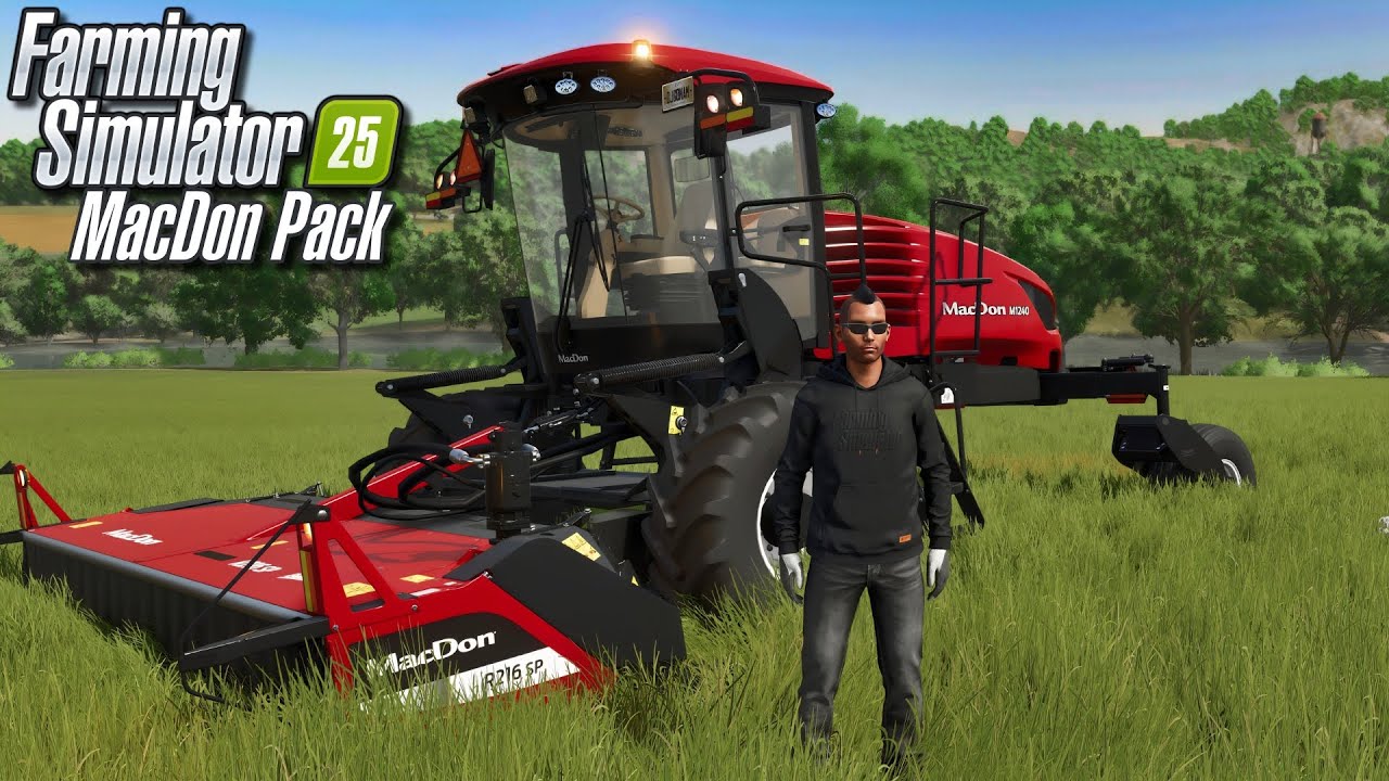 Farm Sim 25 - MacDon Pack (Is Swathing Worth It?)