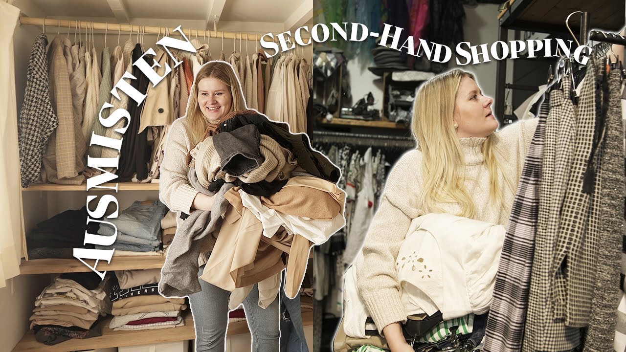 Kleiderschrank ausmisten & Second Hand Shopping - Thrift with me!