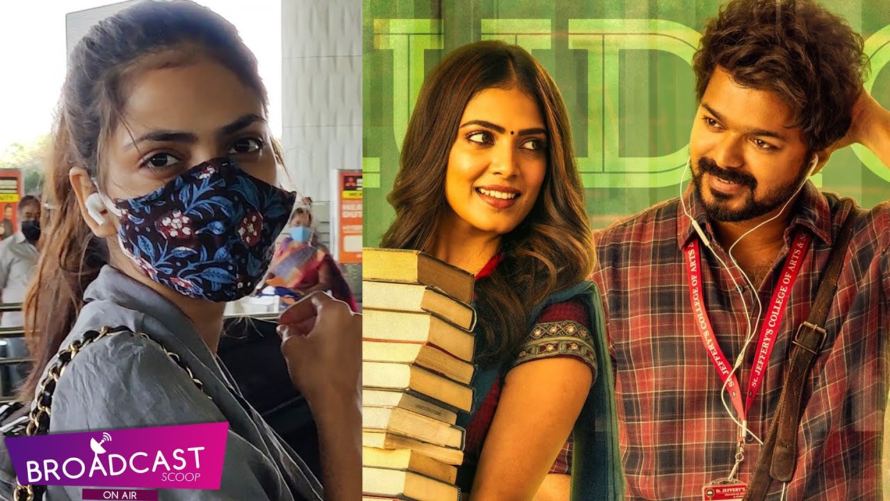 Master Actress &ldquo;Malavika Mohanan&rdquo; Looks BEAUTIFUL In Airport Look | Master | Vijay