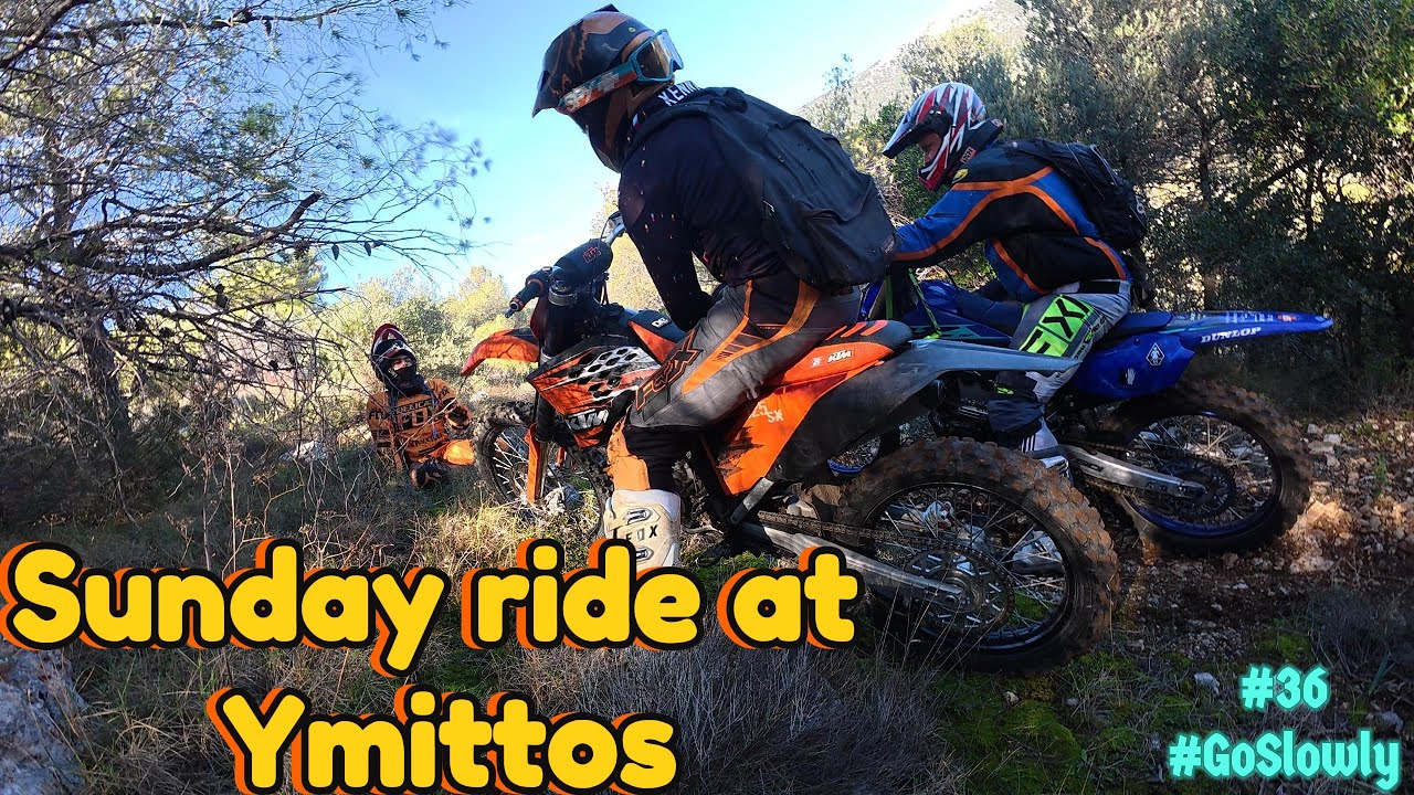 Sunday ride at Ymittos (KTM EXC 250 TPI)
