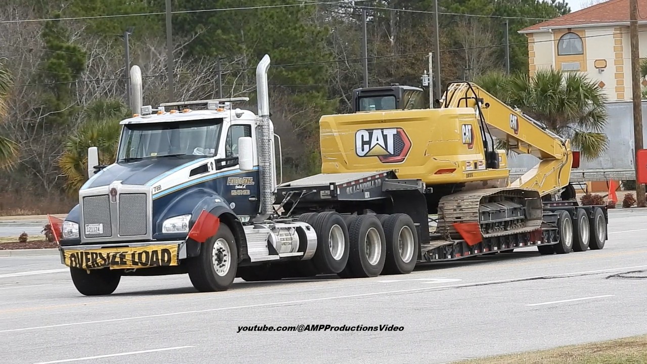Blue Kenworth T880 Cat | Truckspotting 22026