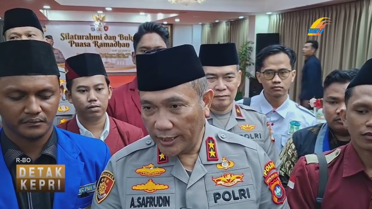 KAPOLDA KEPRI PERKUAT SILATURAHMI DENGAN ORMAS DAN MAHASISWA