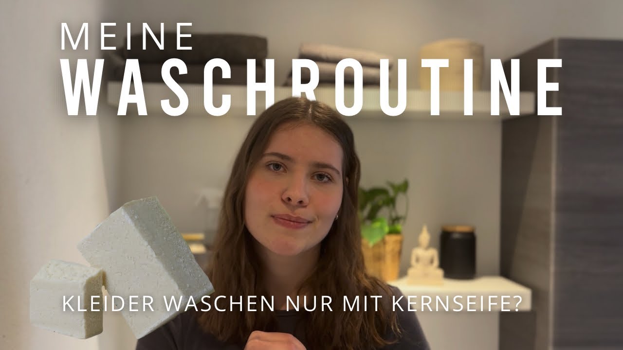 Tipps f&uuml;r saubere W&auml;sche mit nat&uuml;rlichen Waschmittel. Minimalistisch und nachhaltig.￼