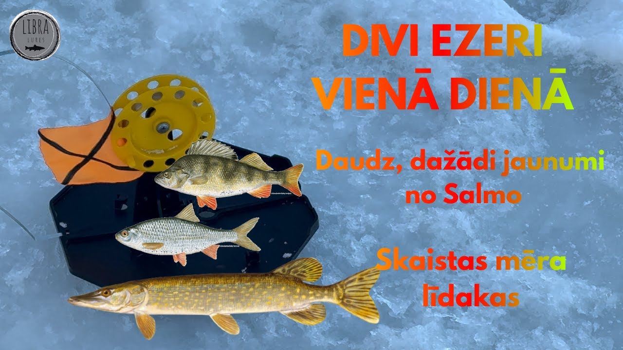Testējam jaunumus, izbraukājam divus pilnībā dažādus ezerus un ķeram skaistas mēra LĪDAKAS uz ŪDĀM!