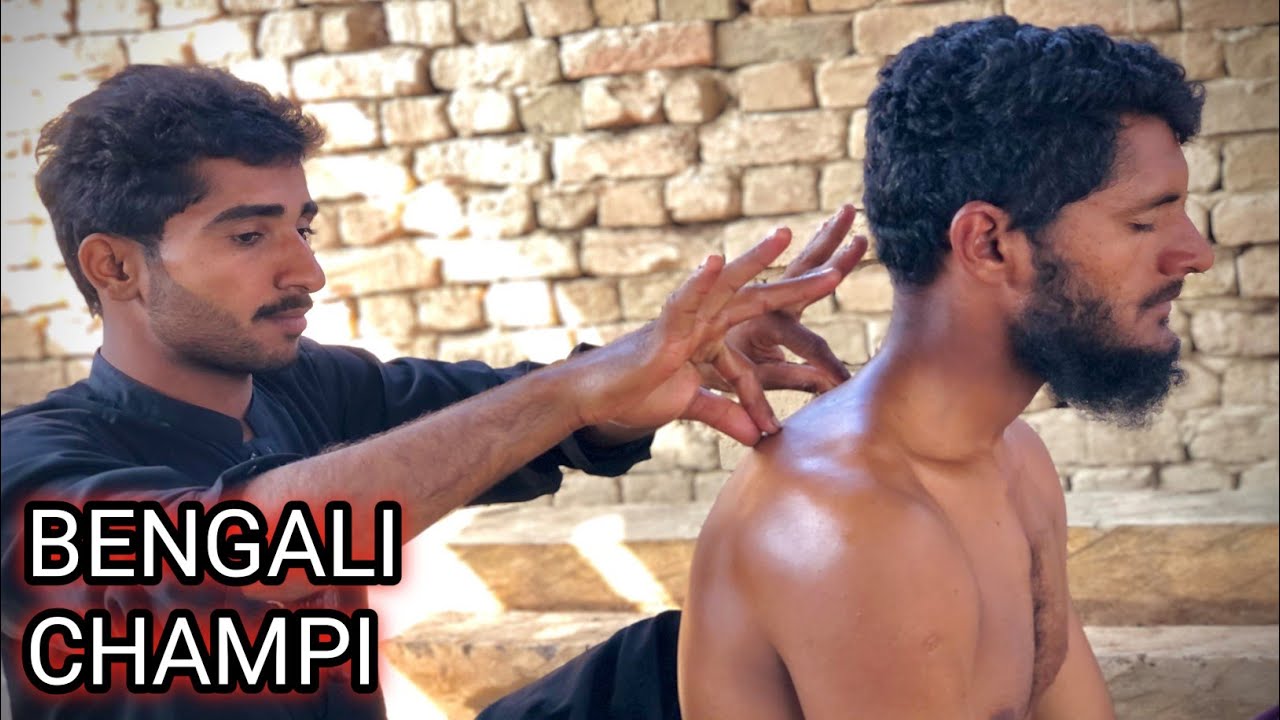 Authentic Bengali Champi Massage 💆‍♂️ | Traditional Indian Head & Shoulder ASMR