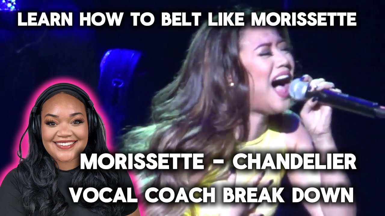 Chandelier - Morissette - Vocal Coach Reaction and Vocal Break Down