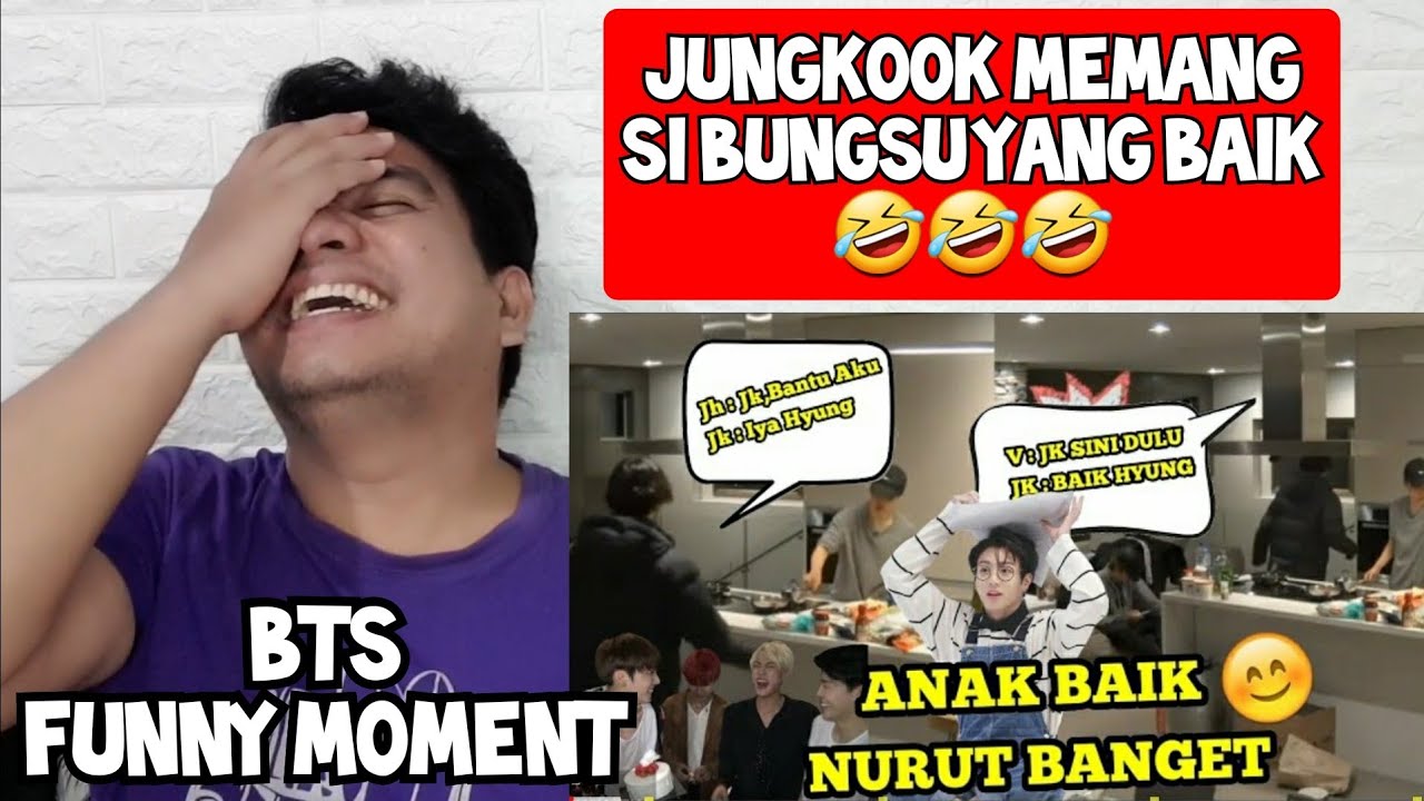 [NONTON] BTS FUNNY MOMENT | JUNGKOOK YANG SELALU TIDAK BISA MENOLAK PERMINTAAN HYUNG2NYA | 😅