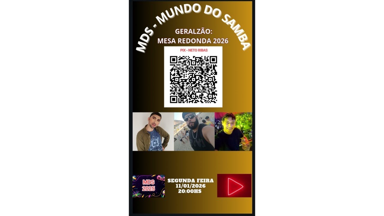 MDS CARNAVAL 2026 - GERALZ&Atilde;O:  MESA REDONDA SOBRE O CARNAVAL - NETO RIBAS!