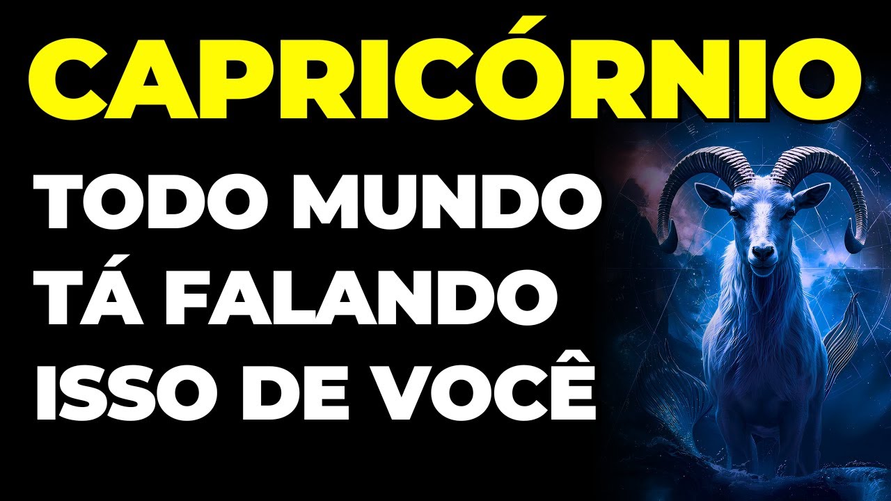 CAPRIC&Oacute;RNIO: 😱 TODO MUNDO T&Aacute; FALANDO ISSO DE VOC&Ecirc; | SAIU UMA NOT&Iacute;CIA SOBRE VOC&Ecirc; | VOU TE FALAR TUDO